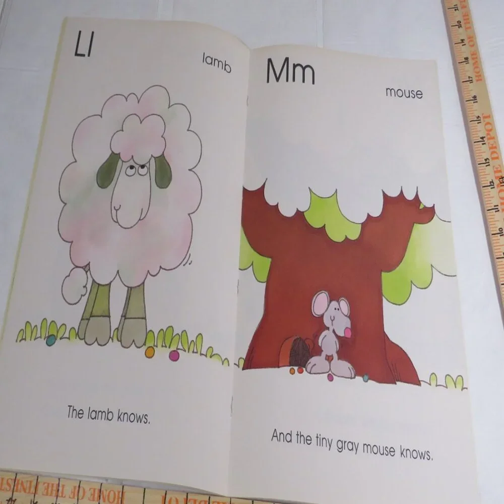 What a Funny Bunny Alphabet BIG BOOK (almost 2 feet tall) Classroom